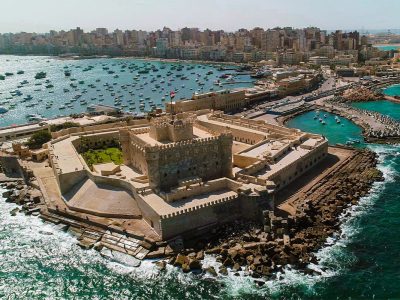 A-picture-from-above-of-the-city-of-Alexandria-in-Egypt