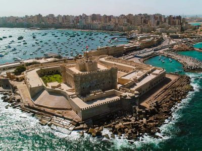 A-picture-from-above-of-the-city-of-Alexandria-in-Egypt